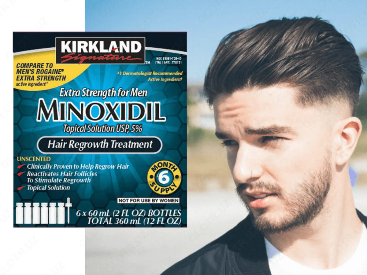Minoxidil Kirkland 5% -  Средство для роста бороды#3