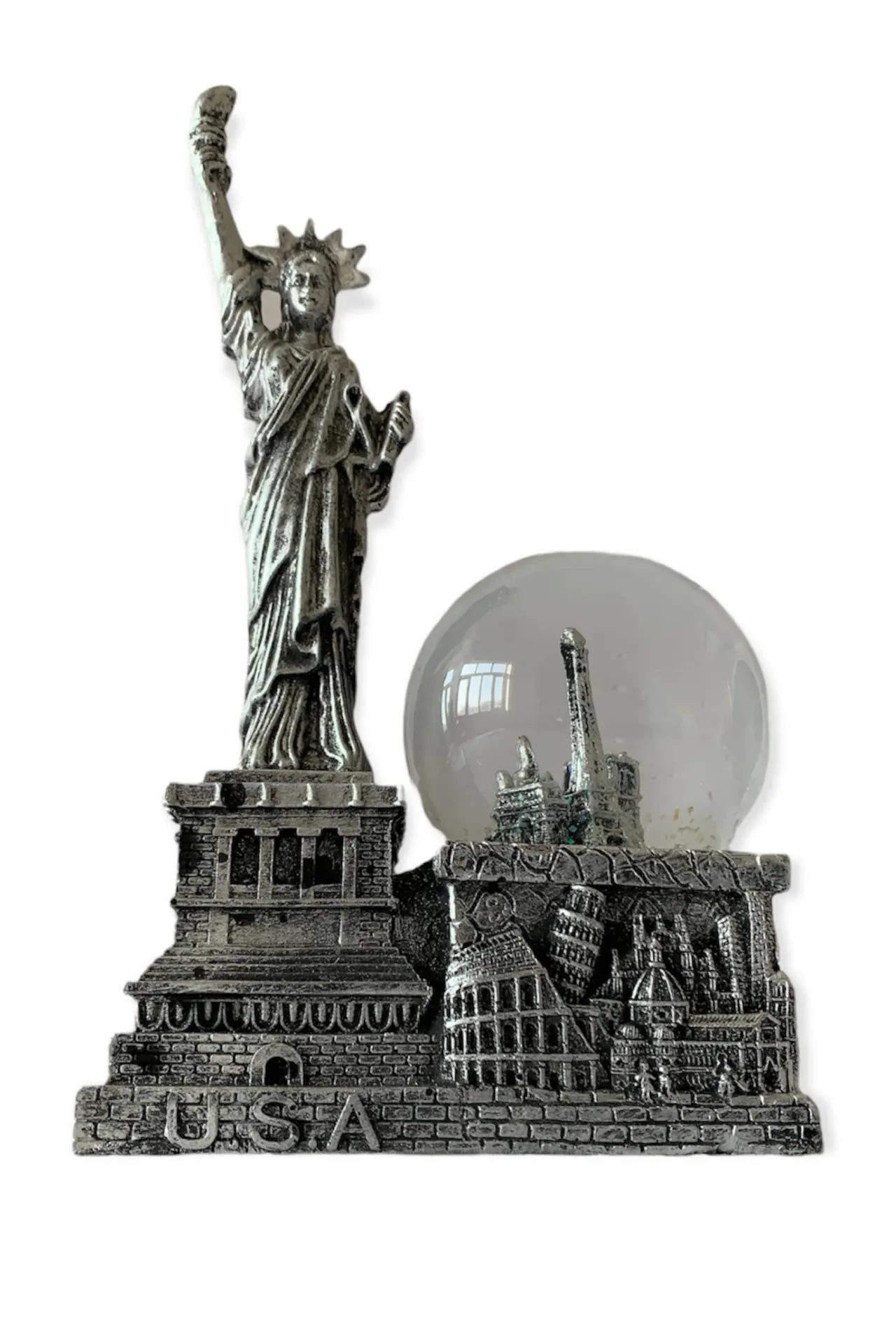 Водный снежный шар памятник свободы a019 shk gift#2