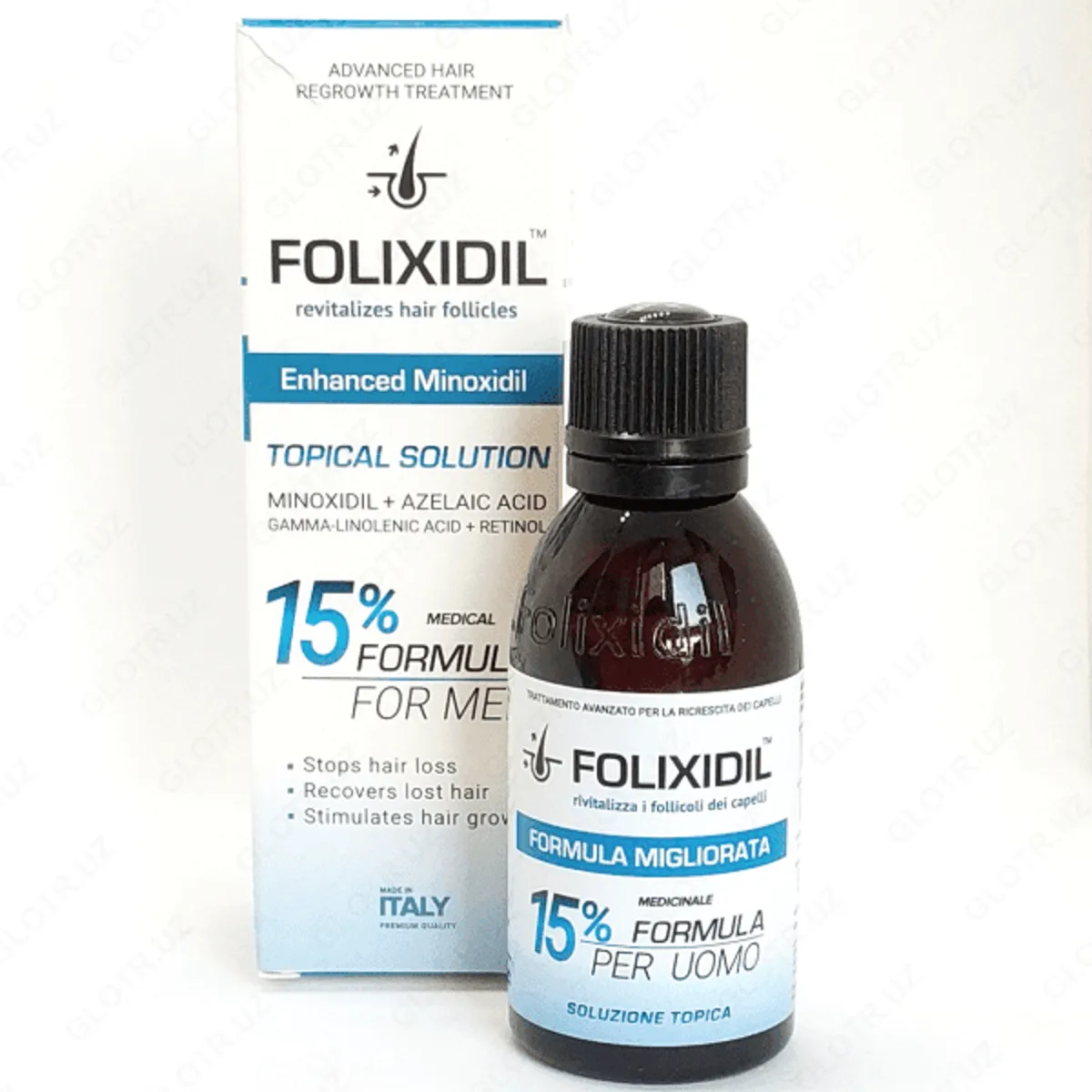 Препарат для мужчин против облысения Folixidil (15%)#2