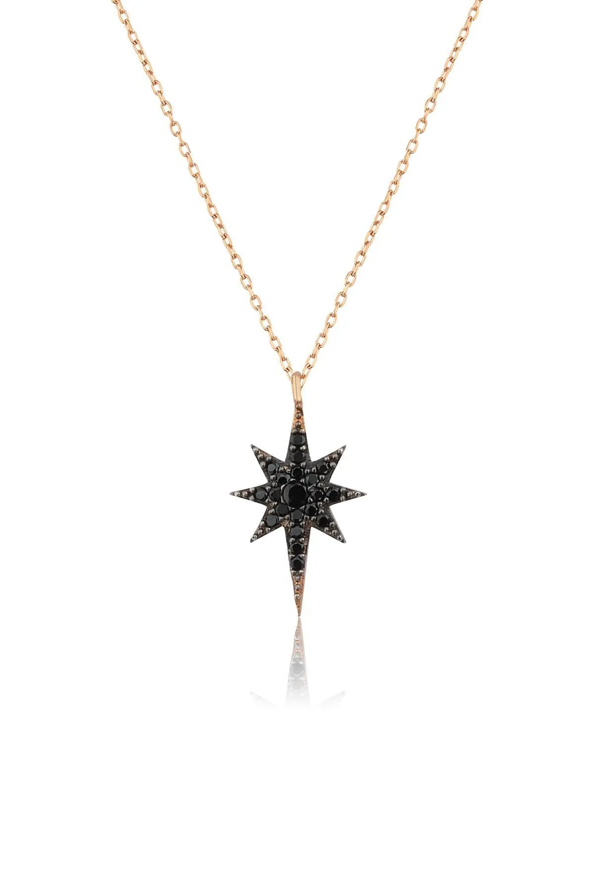 Серебряное ожерелье, модель: полярная звезда pp2349 Larin Silver#4