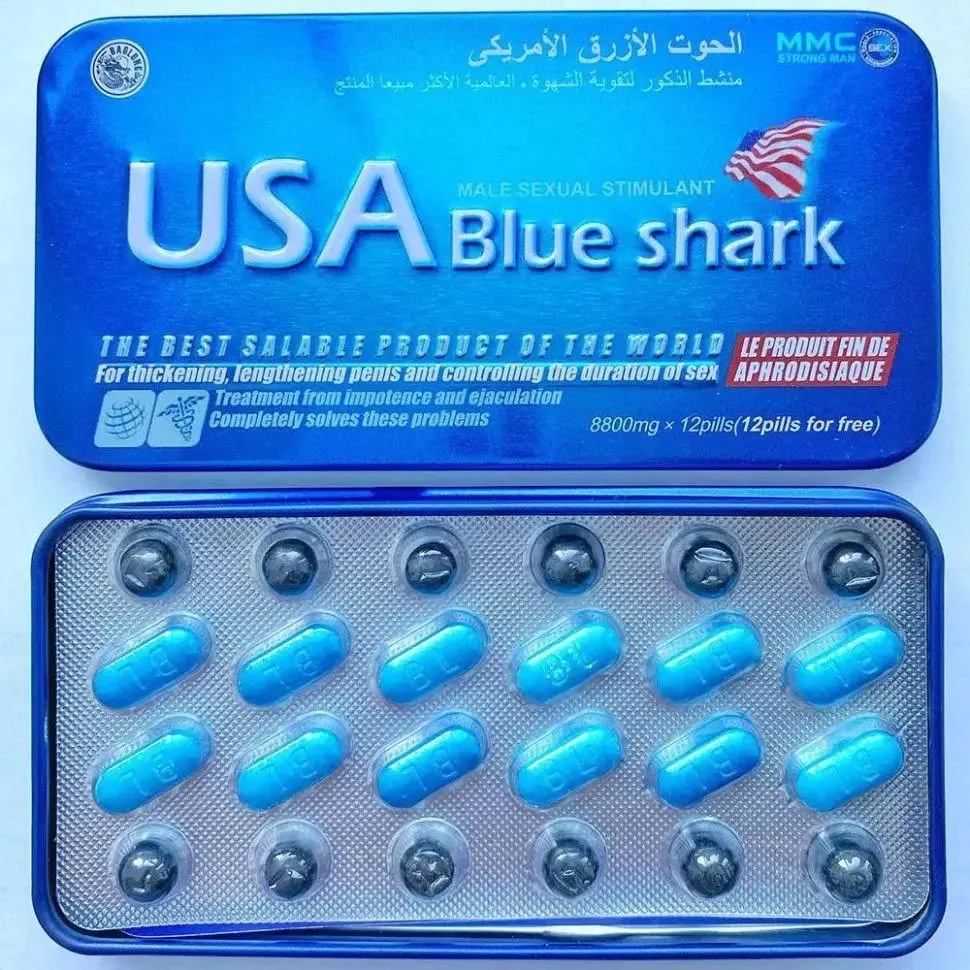 Мужской препарат USA Blue Shark - Голубая акула (12 таблеток)#2