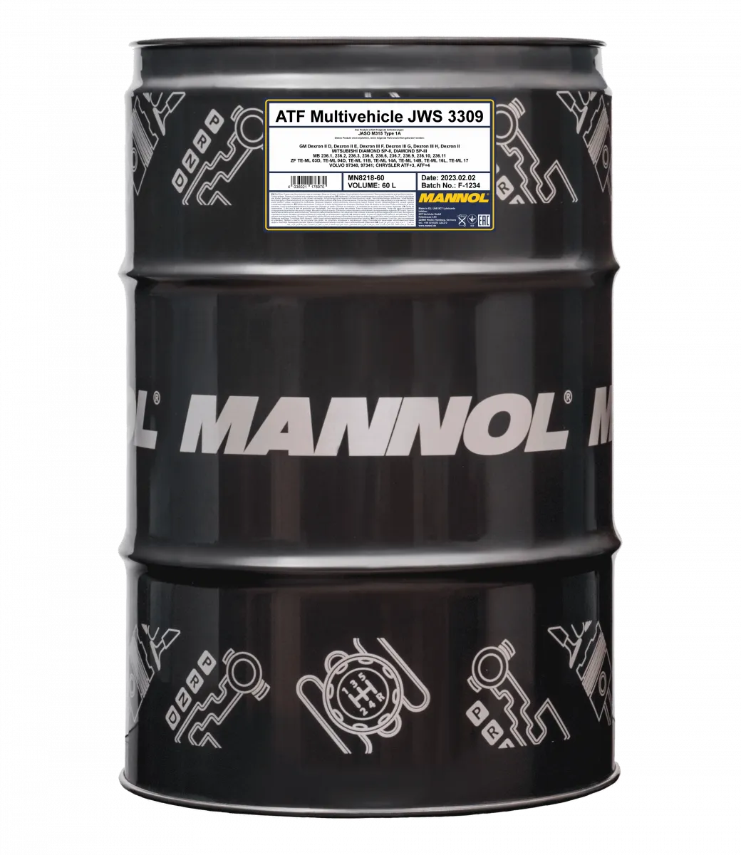 Моторное масло Mannol atf multivehicle JWS#2