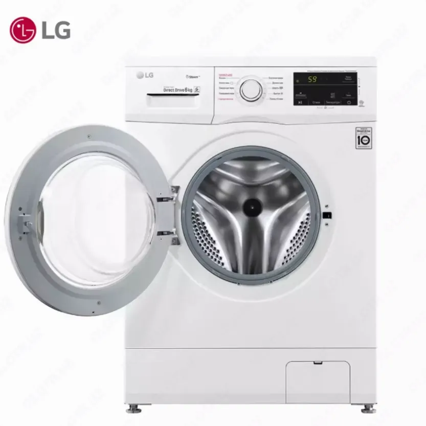 Стиральная машина автомат LG F2J3NS0W 7кг Steam Белый#4