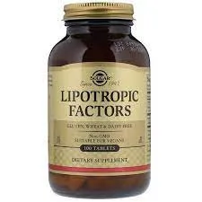 Таблетки для сжигания жира Solgar Lipotropic factors#4