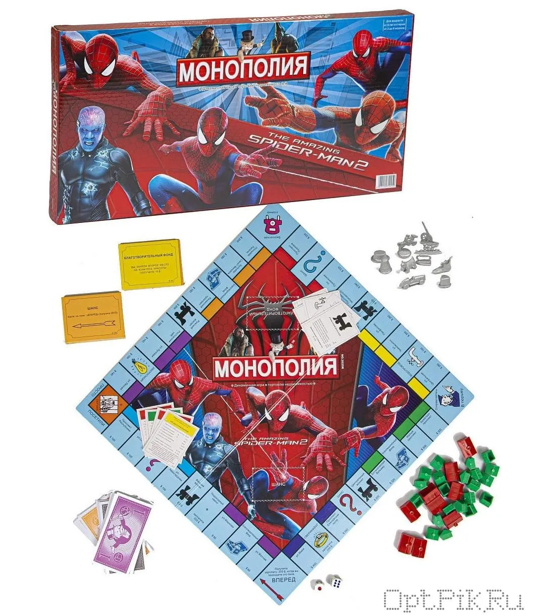 Экономическая настольная игра "Монополия", человек-паук sk015 SHK Gift#3