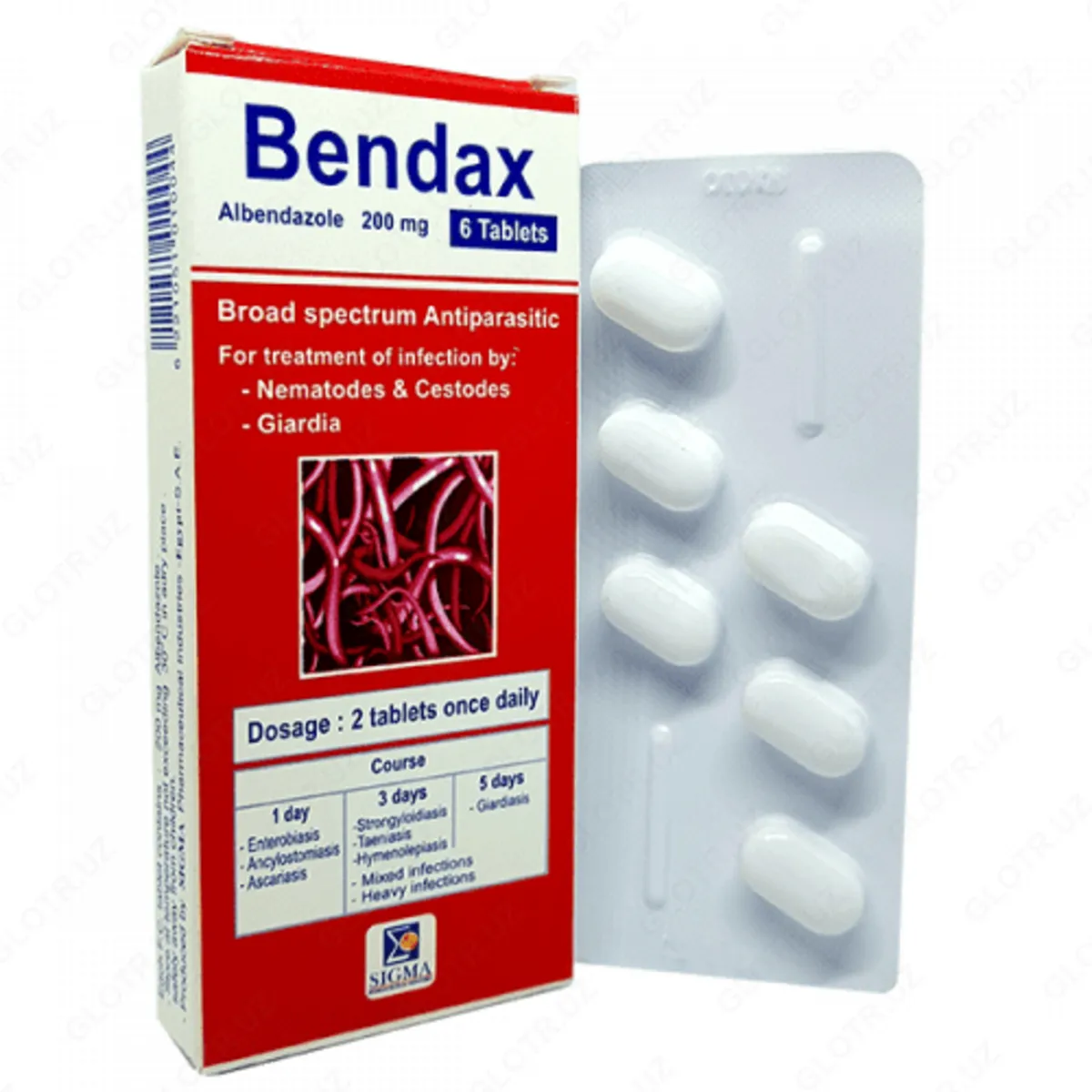 Bendax parazitlarga qarshi tabletka#5