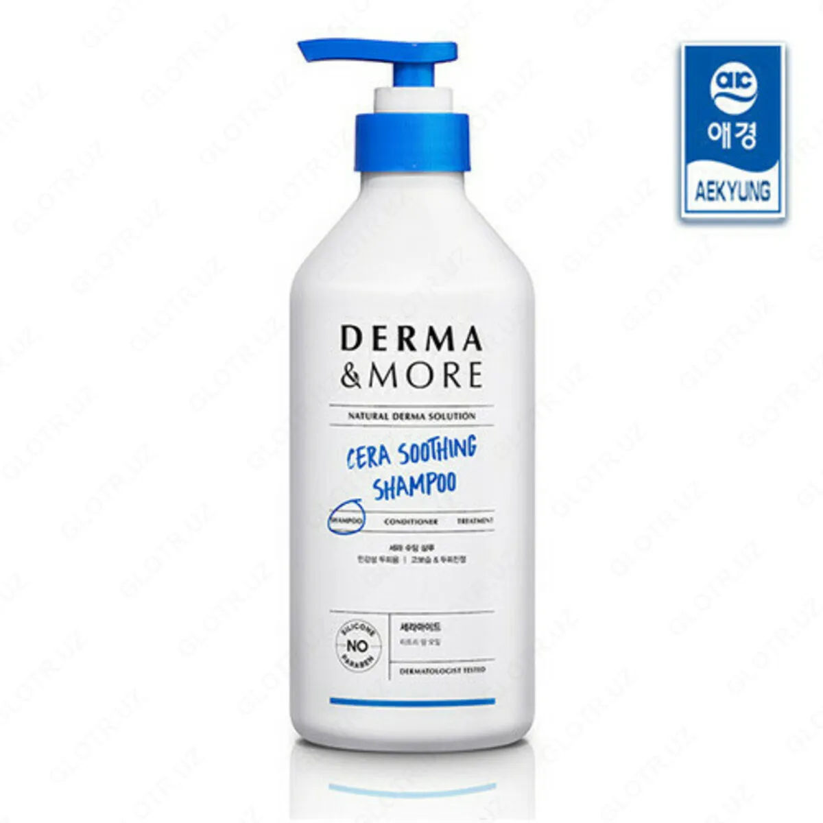 Шампунь для волос успокаивающий Derma & More Cera Soothing Shampoo#2