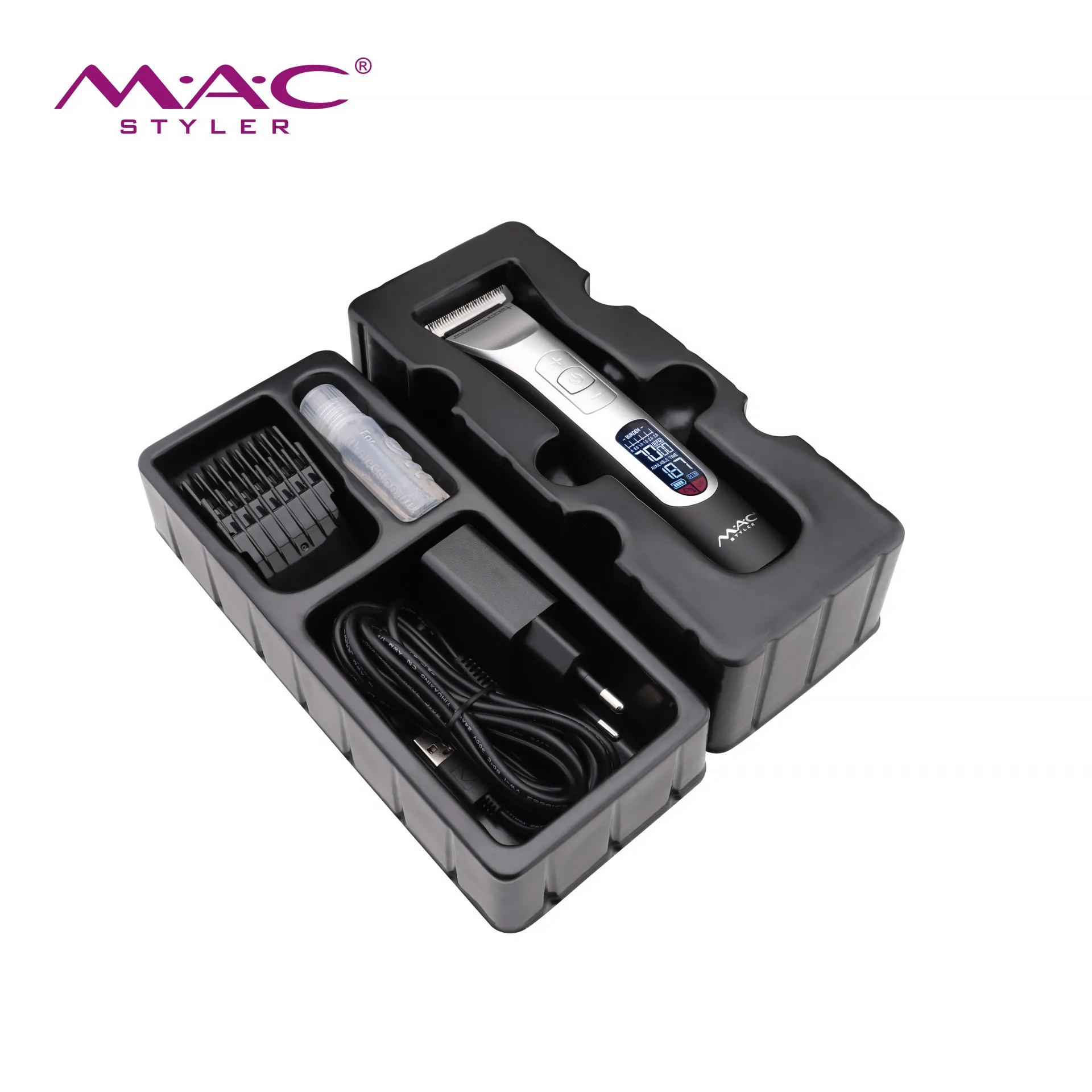 Машинка для стрижки беспроводная MAC MC-5816#5