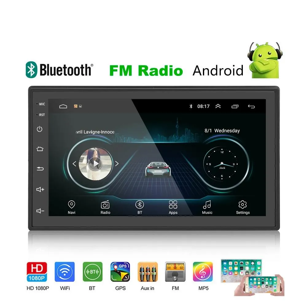 Автомагнитола Android с сенсорным FULL HD экраном, GPS, Bluetooth, USB, WiFi, FM радио#2