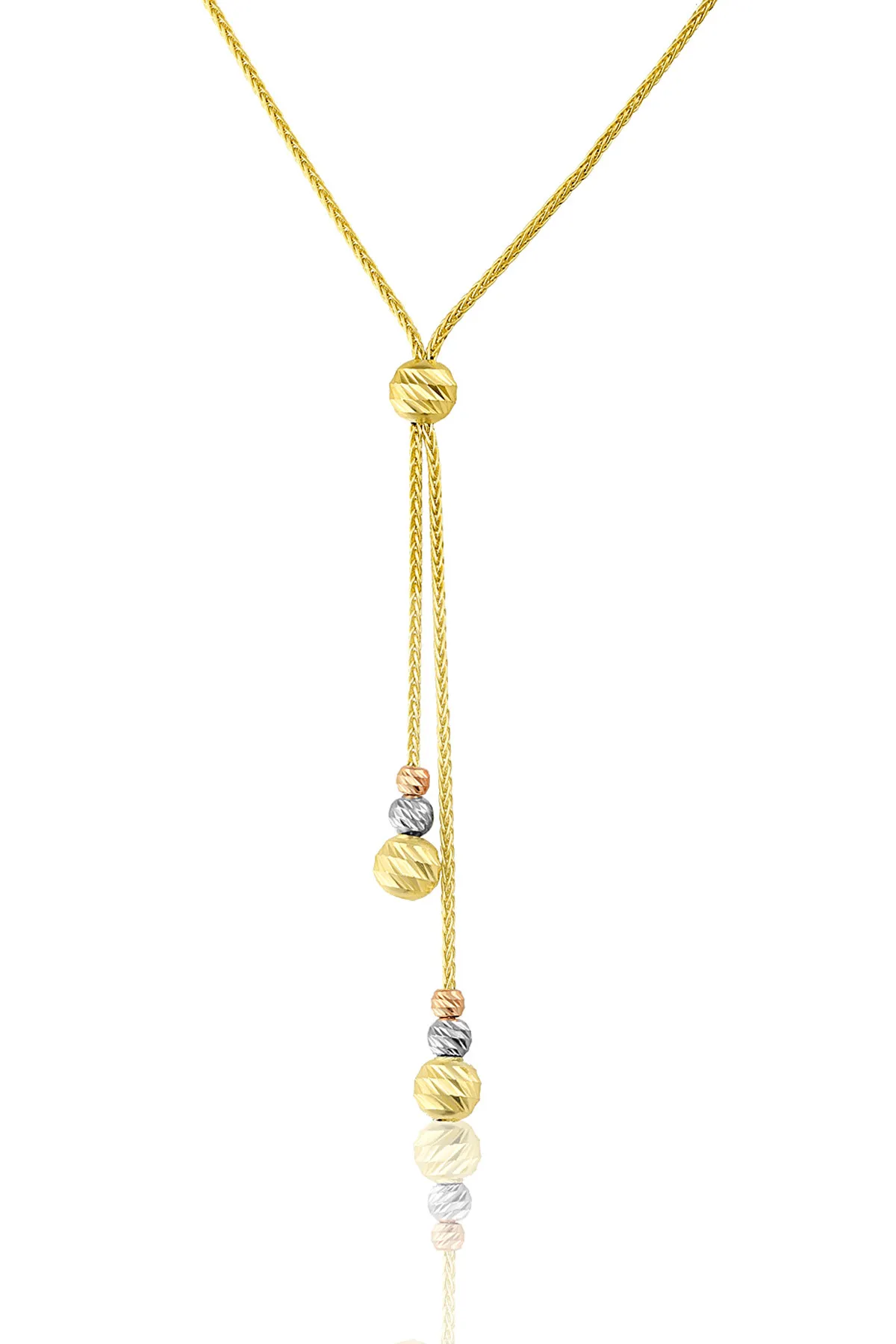 Женское серебряное ожерелье, модель: дорика elkmd50049 Larin Silver#2