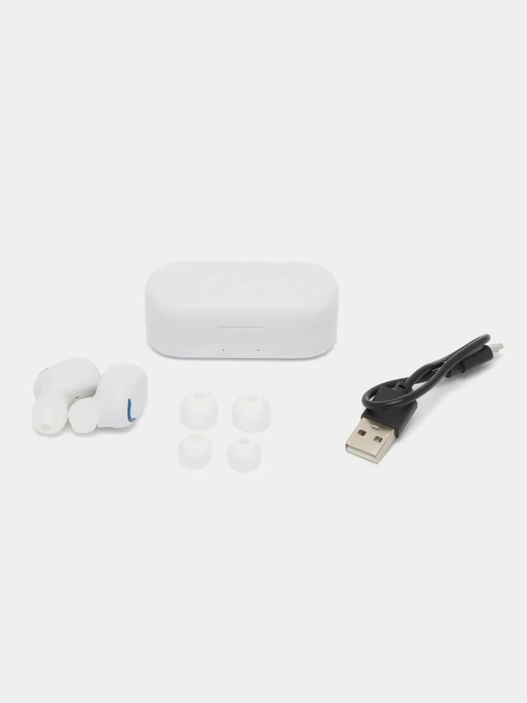 Наушники беспроводные S9 с микрофоном, Bluetooth 5.1, белые#2