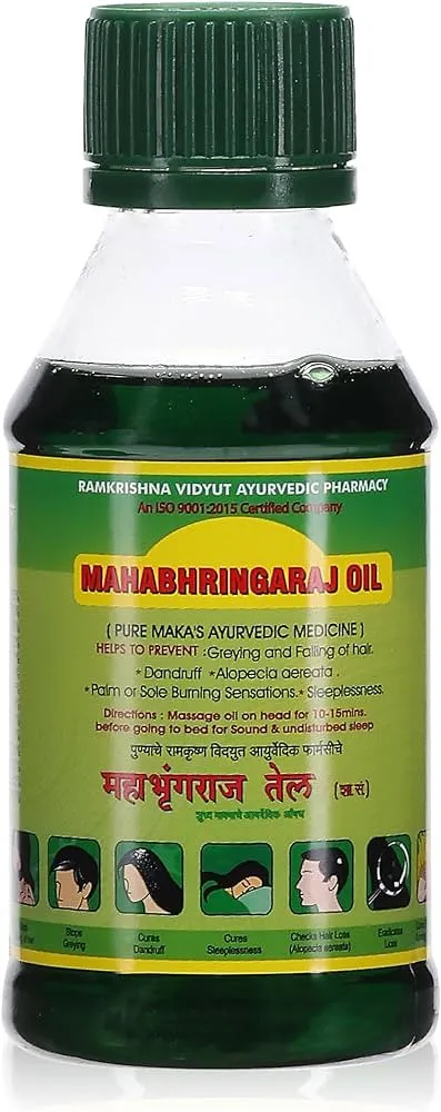 Масло  Мahabhringraj hair oil для волос#3