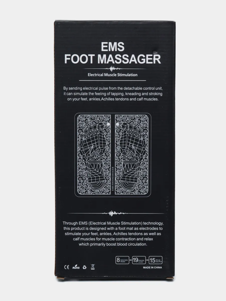 Тренажёр-миостимулятор EMS Foot Massager, для мышц ног и стоп#8
