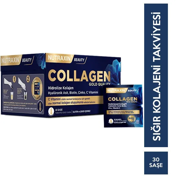 Пищевая добавка Nutraxin Collagen Gold Quality 30 пакетиков#5