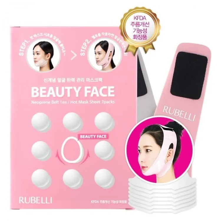 Бандажная маска для подтяжки лица Rubelli Beauty Face#2