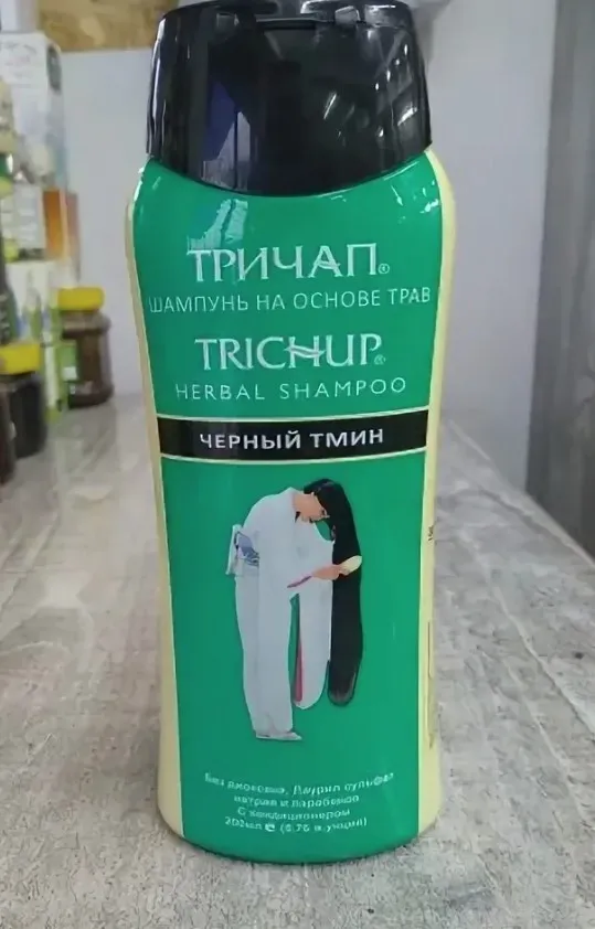 Soch to'kilishiga qarshi o'simlik asosidagi shampun Trichup o'simlik shampuni (450 ml.)#3