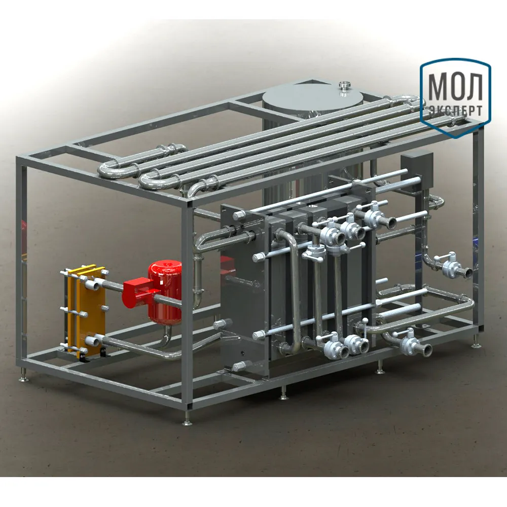 Модульная пастеризационно-охладительная установка 3000л (94±2 °С ) Молэксперт#2