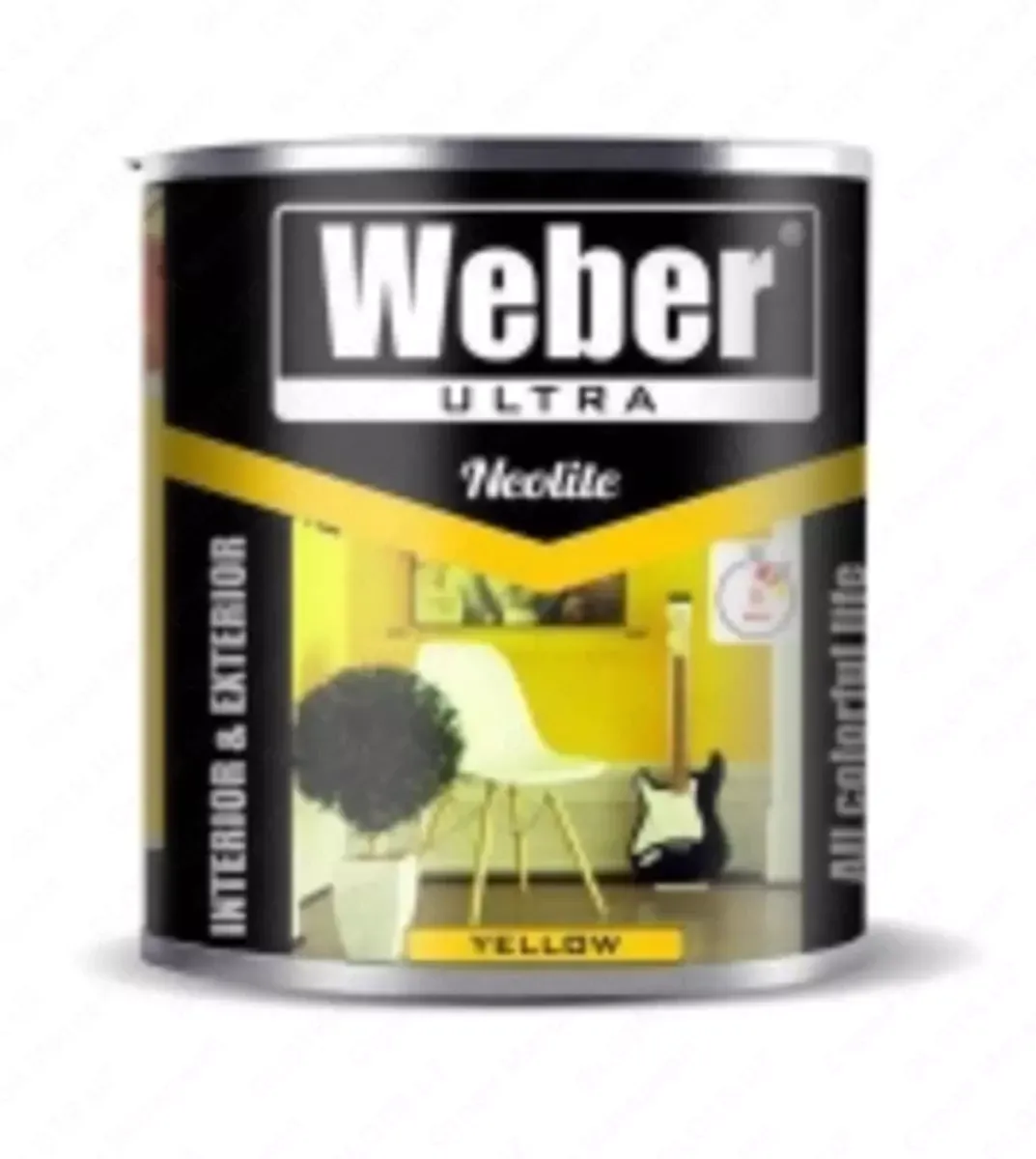 Краска Weber 2.5 кг желтая#2