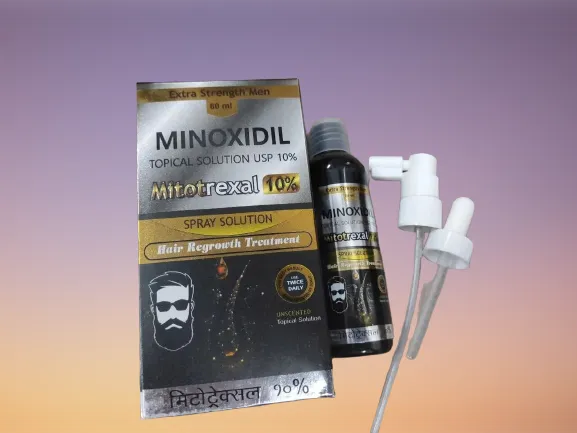 Спрей для волос и бороды Mitotrexal (Minoxidil) 10%  (Индия)#2