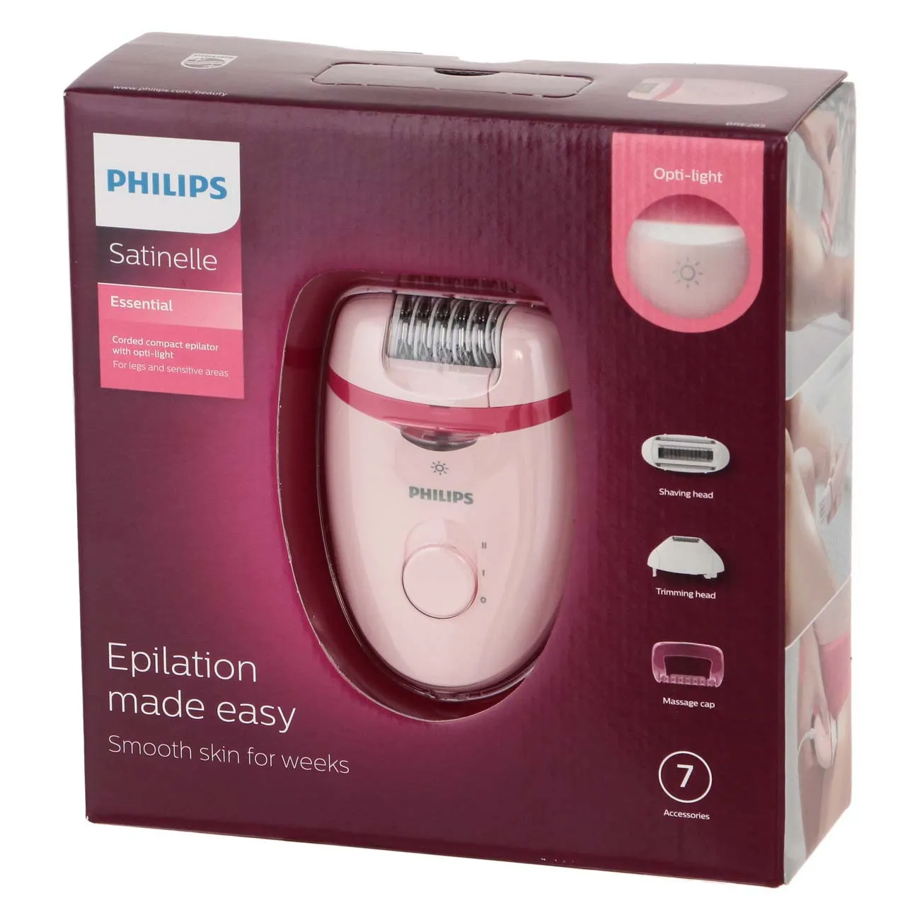 Эпилятор Philips BRE285 Satinelle Essential #6