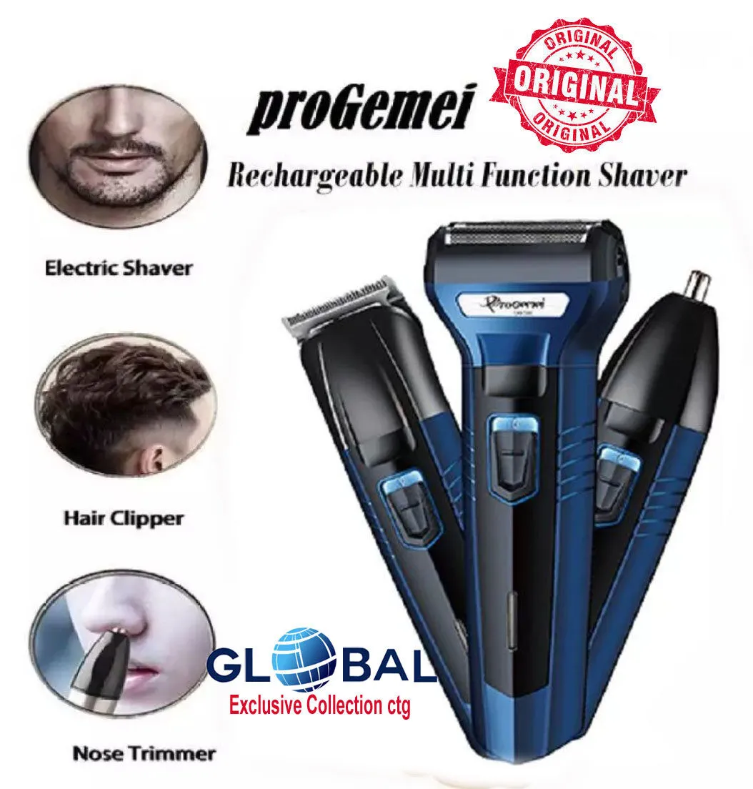 Машинка для бритья и стрижки бороды и усов Geemy 3-in-1 GM-566#2