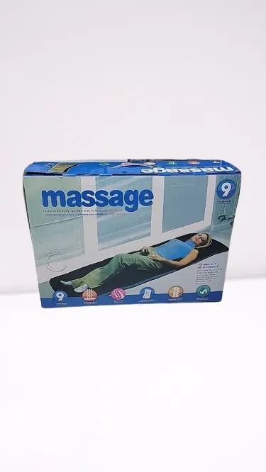 Вибрационный массажный матрас с подогревом и пультом управления Massage Mat для тела, на 4 зоны и 3 уровня OKS#2