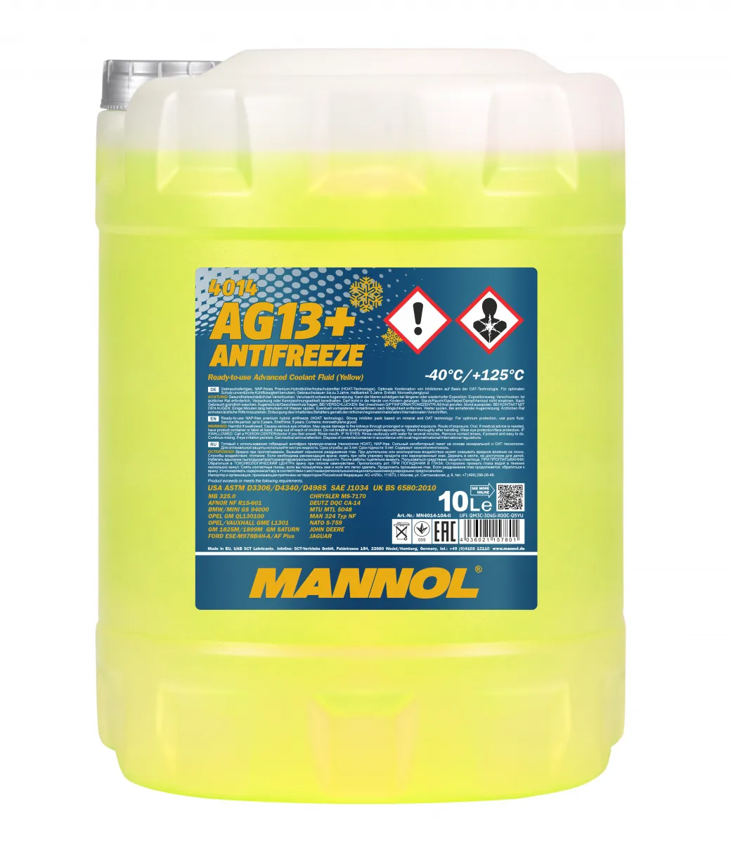Моторное масло Mannol antifreeze ag13+ (-40 °C)#2