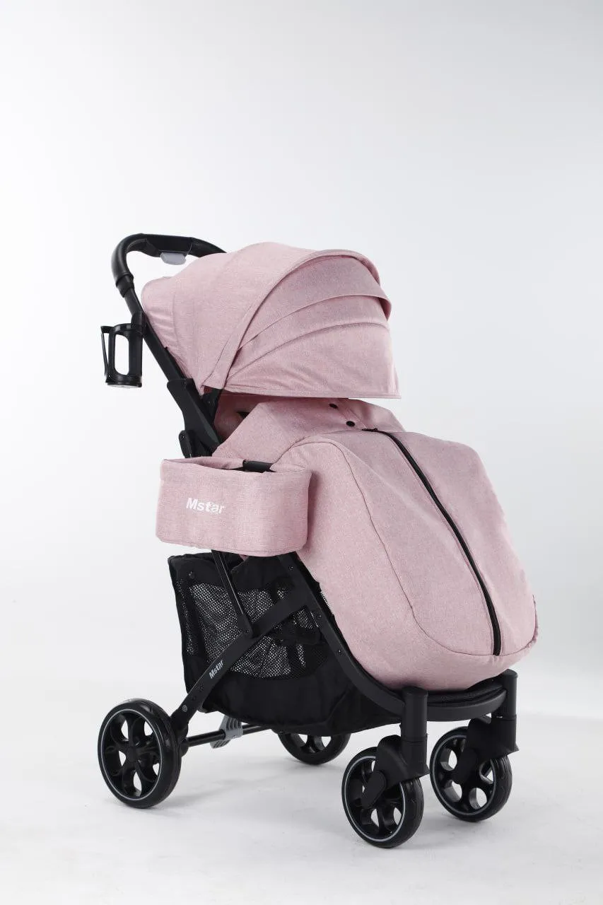 Легкая Складная портативная детская коляска M301 (цвет серый)#5