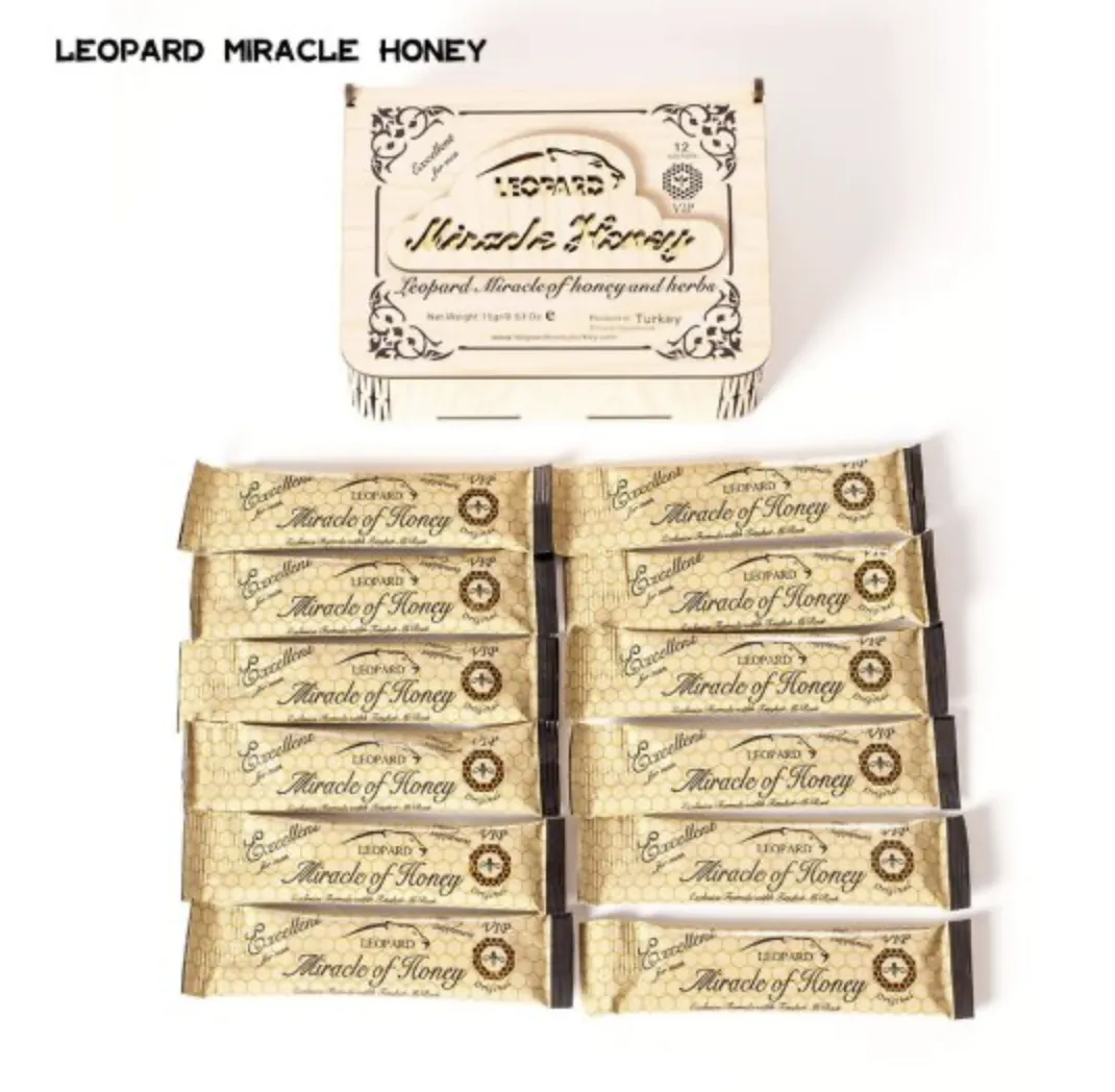 Королевский оздоровительный мед "Leopard Miracle Royal Honey"#3