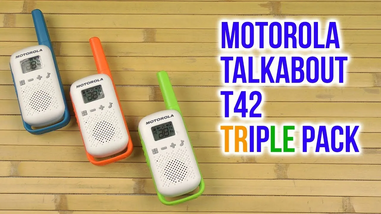 Комплект раций Motorola Talkabout T42 Triple#4