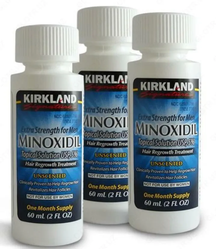 Minoksidil Kirkland 5% soch va soqol o'sishi uchun#3