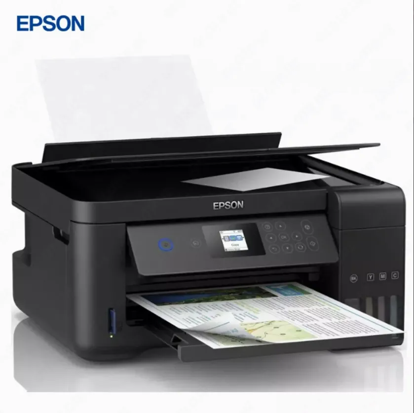 Струйный принтер Epson L4160, цветной, A4, USB, Wi-Fi, черный#4