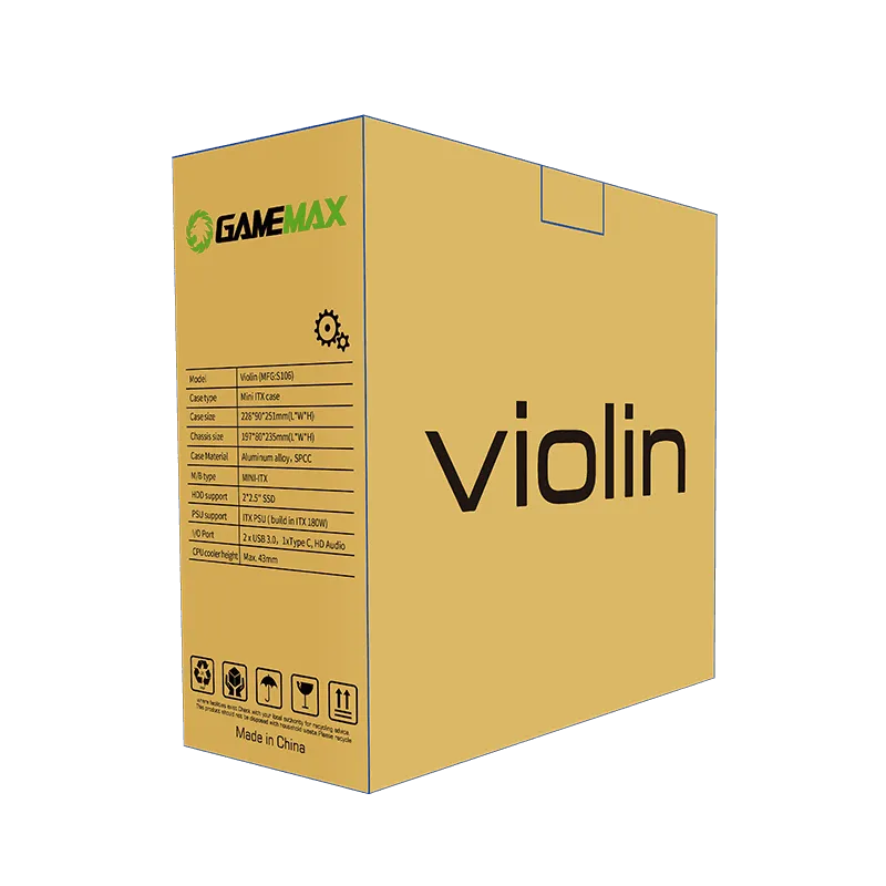Компьютерный корпус GameMax VIOLIN White#6