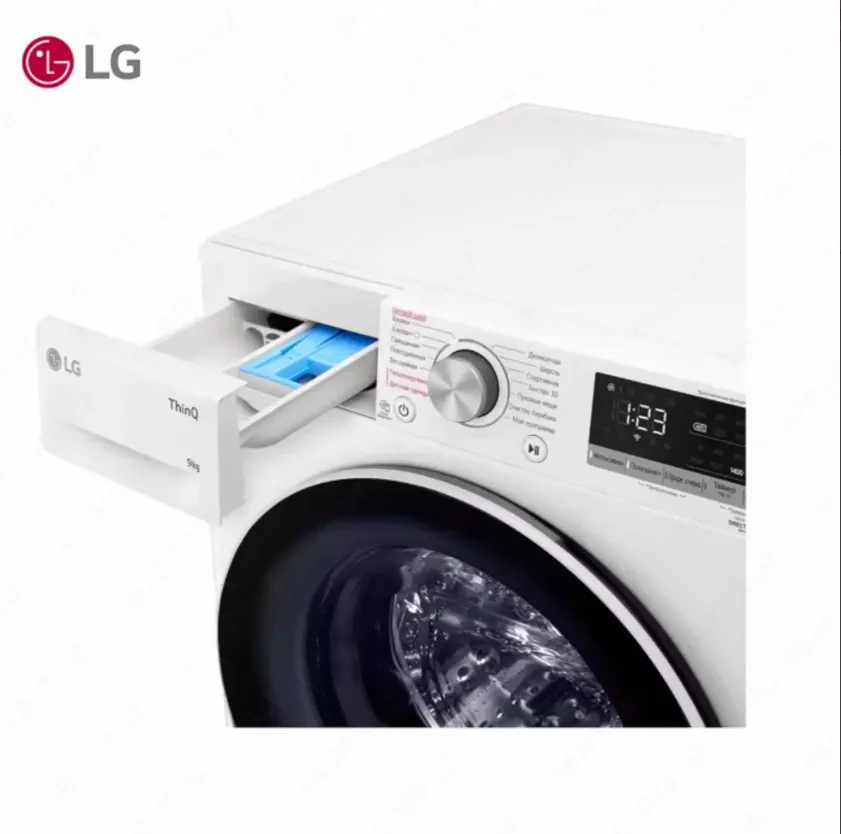 Стиральная машина автомат LG F4V5VS0W Steam, AI DD, 9кг, Белый#6