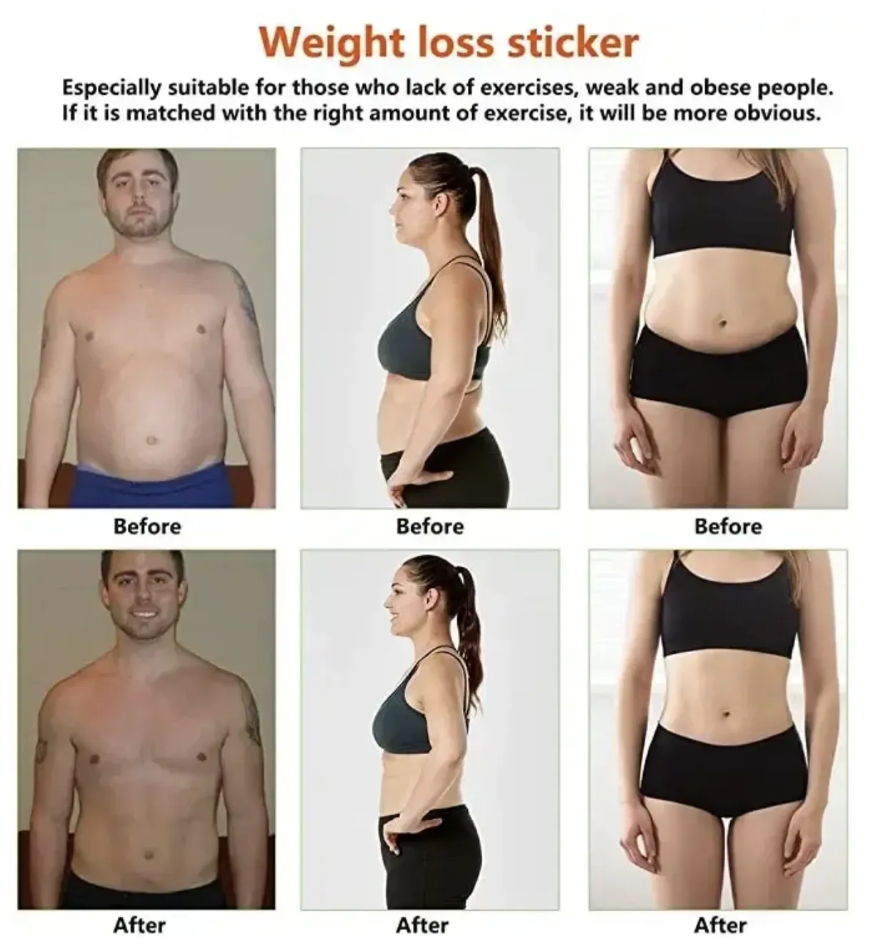 Пластырь на живот Slimming patch для похудения и снижения веса 30 шт#7