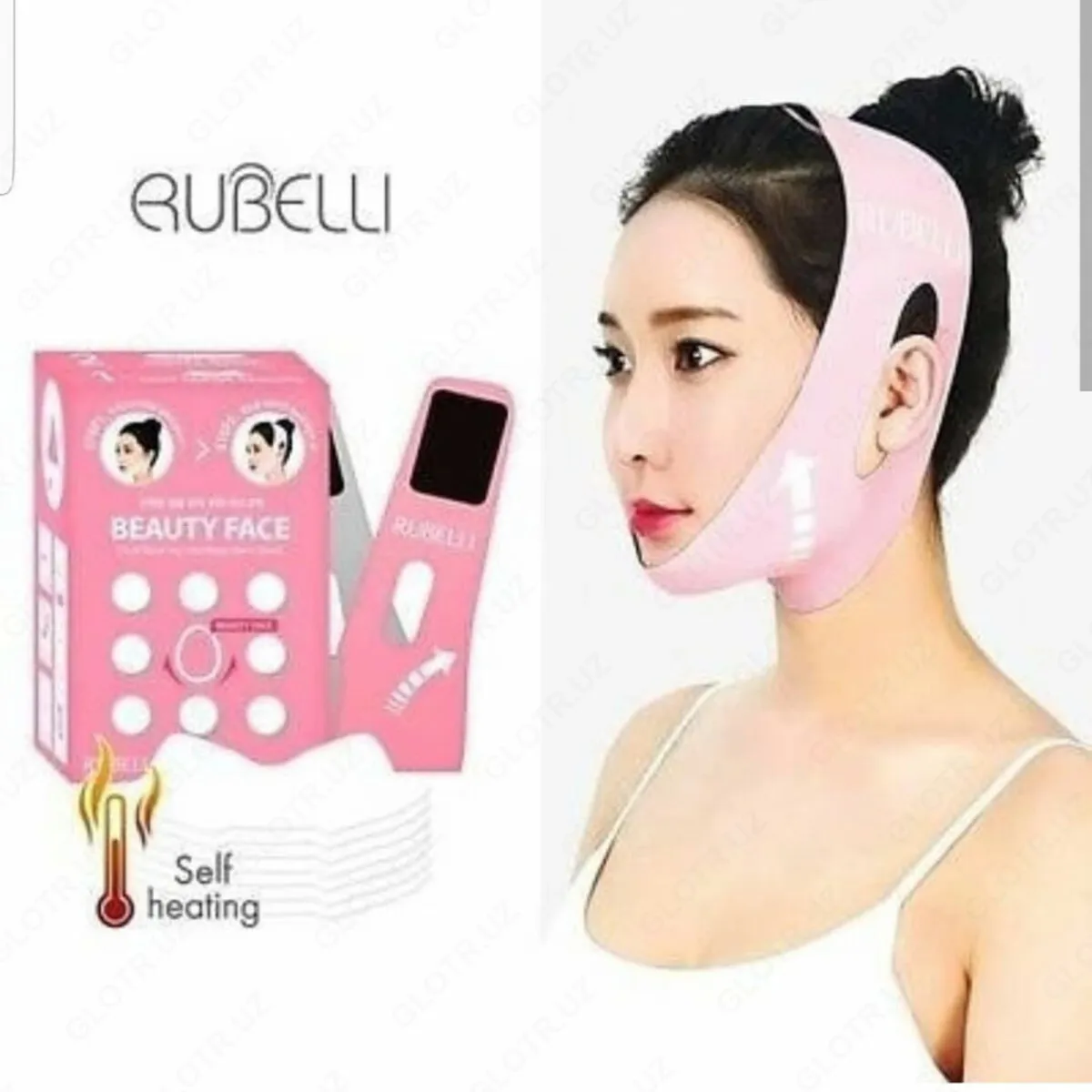 Бандажная маска для подтяжки лица Rubelli Beauty Face#3