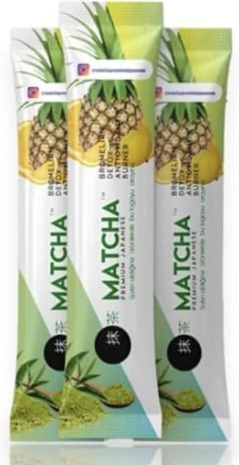 Kilo yo'qotish uchun yapon choyi - premium Matcha limon va ananas aromati#2