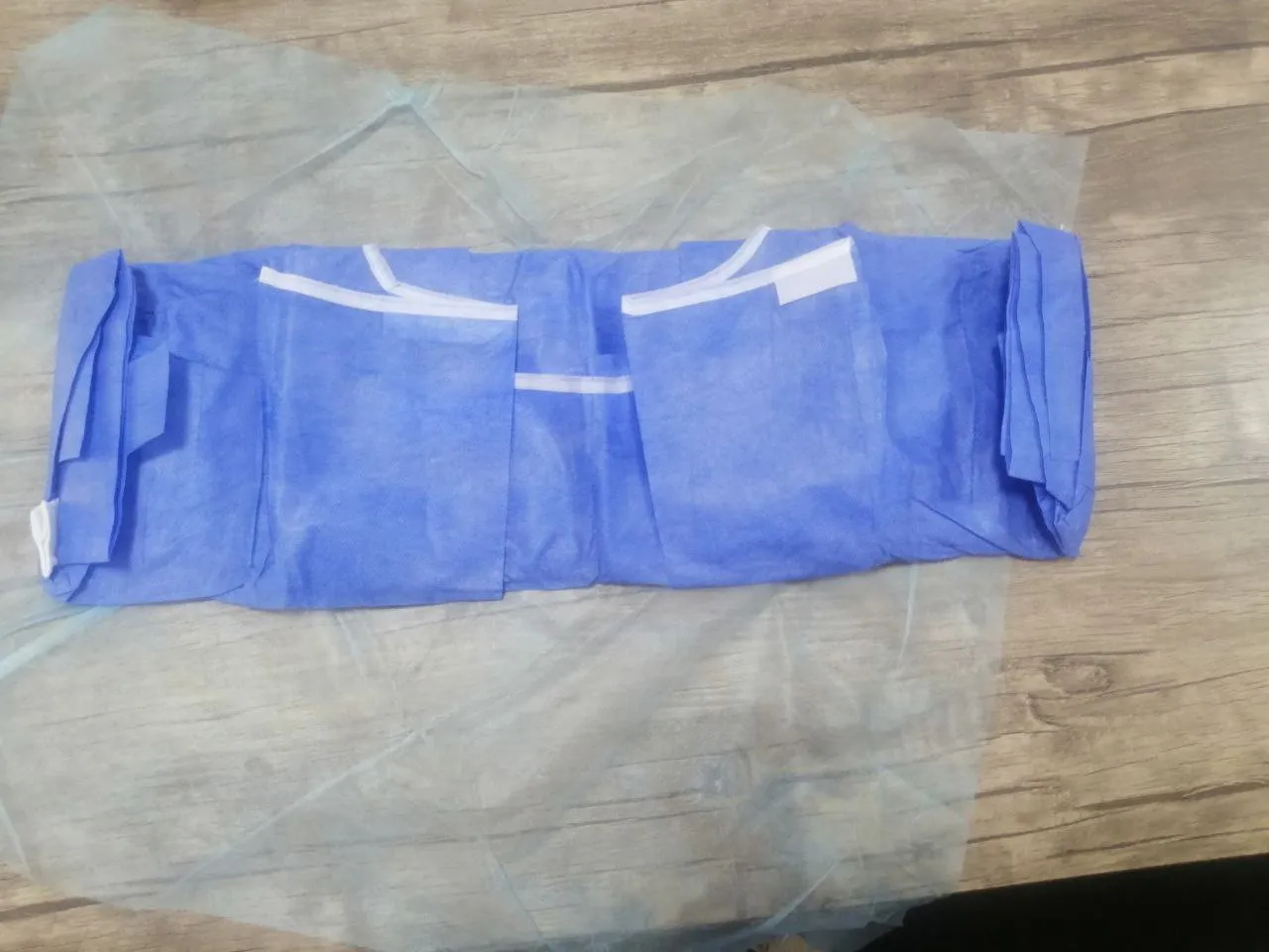 Одноразовый хирургический халат модель СТАНДАРТ+#4