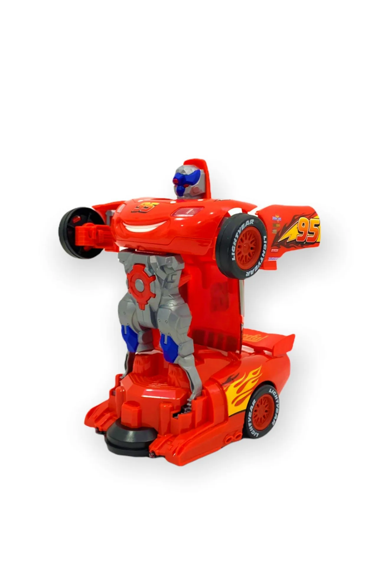 Детские игрушки-машины роботы deform lightning mcqueen 2 в 1 shk toys#2
