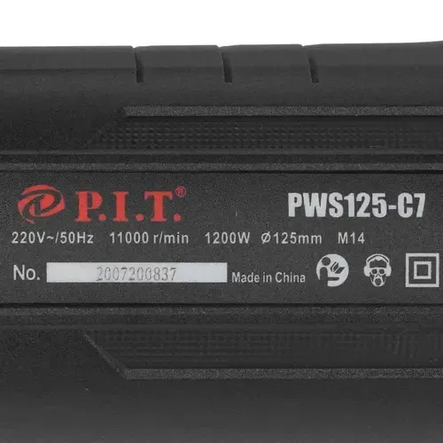 Угловая шлифовальная машина P.I.T PWS125-C7#6