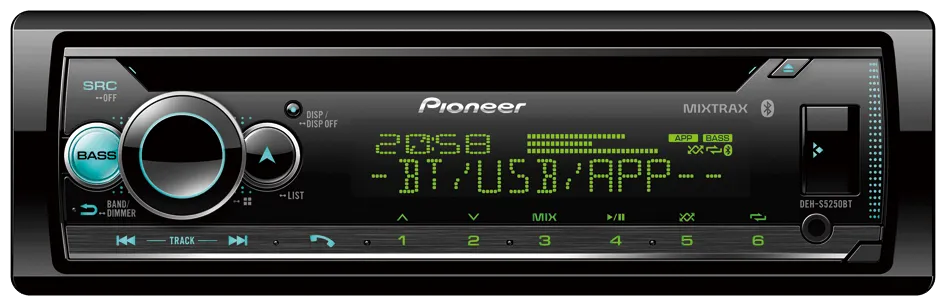 Автомагнитола Pioneer DEH-S5250BT Оригинал с поддержкой Bluetooth, Aux/USB, DISK#2