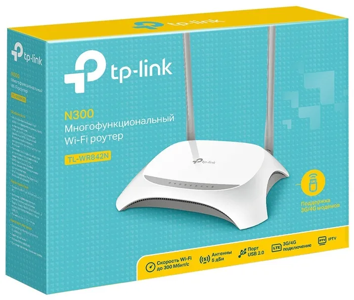 Wi-Fi роутер TP-LINK TL-WR842N 300M#4