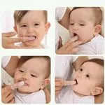 Детская зубная щетка baby land для пальцев #4