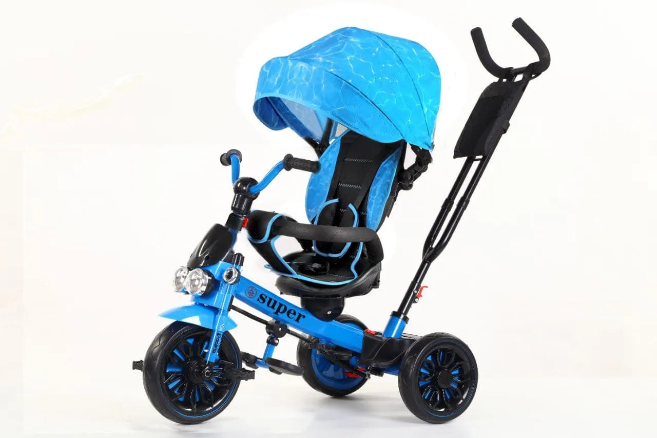 Детский трехколесный велосипед blue#3