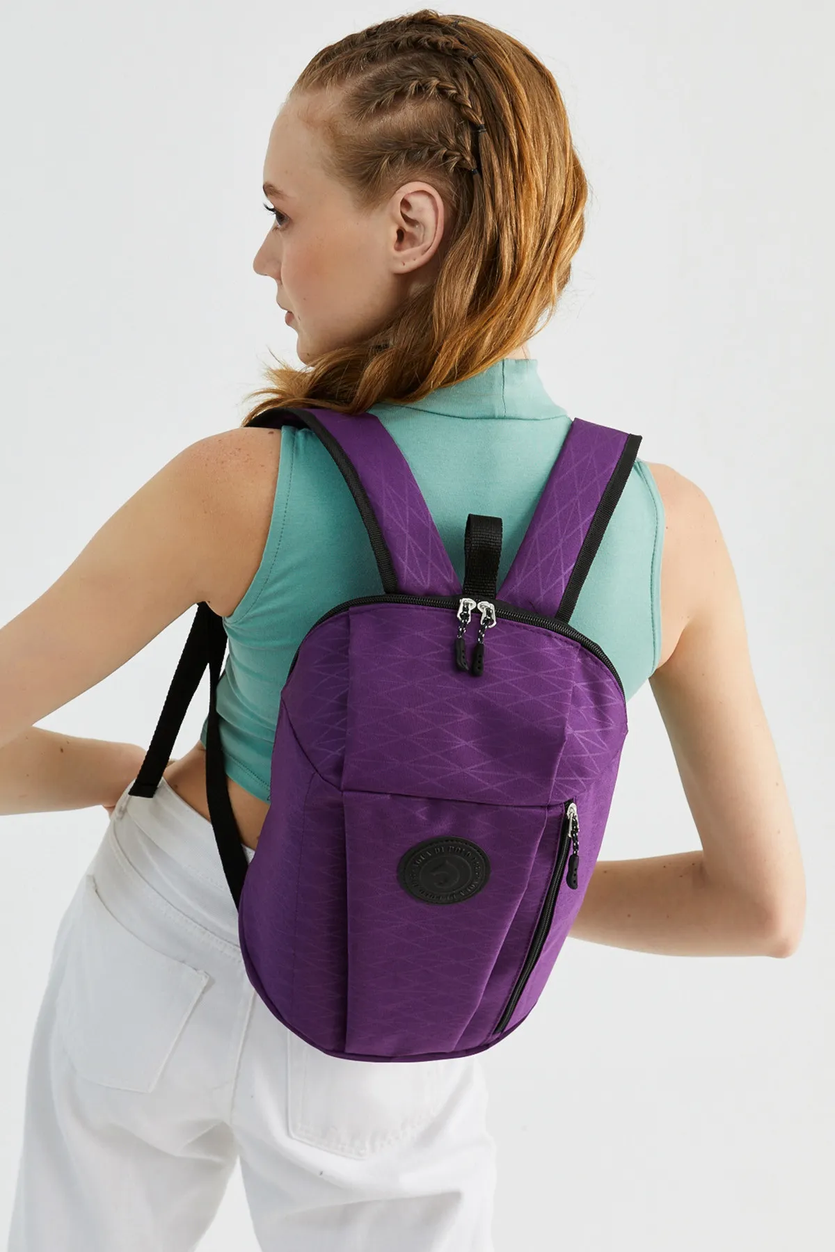 Рюкзак унисекс Di Polo apba0129 фиолетовый#3