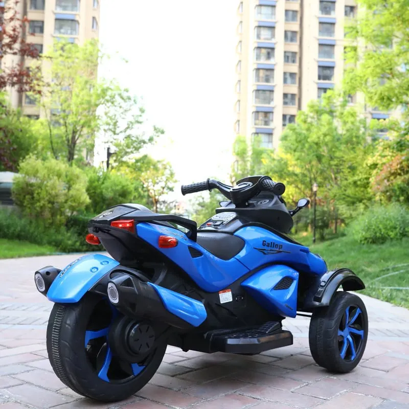 Электрический мотоцикл eva для 3-6 лет blue#2