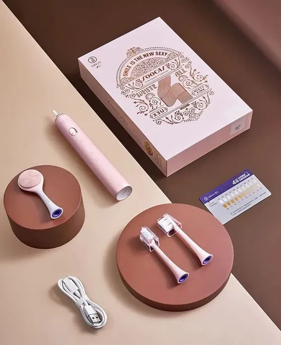 Умная электрическая зубная щетка Xiaomi Soocas X3U Sonic Electric Toothbrush Limited Edition, розовый#3