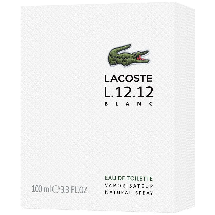 Туалетная вода для мужчин, LACOSTE, LACOSTE L.12.12 Blanc, 100 мл#3