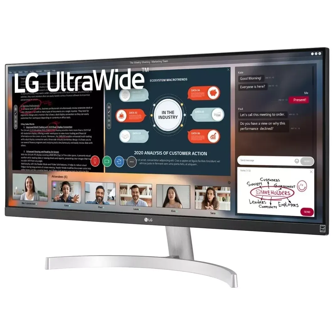 Monitor LG - 29" 29WN600-W Ultra keng / 29" / 2560 x 1080 / IPS / Mat#3