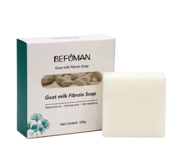Фиброиновое мыло из козьего молока Befuman Silk Protein Skin Repair Soap#9